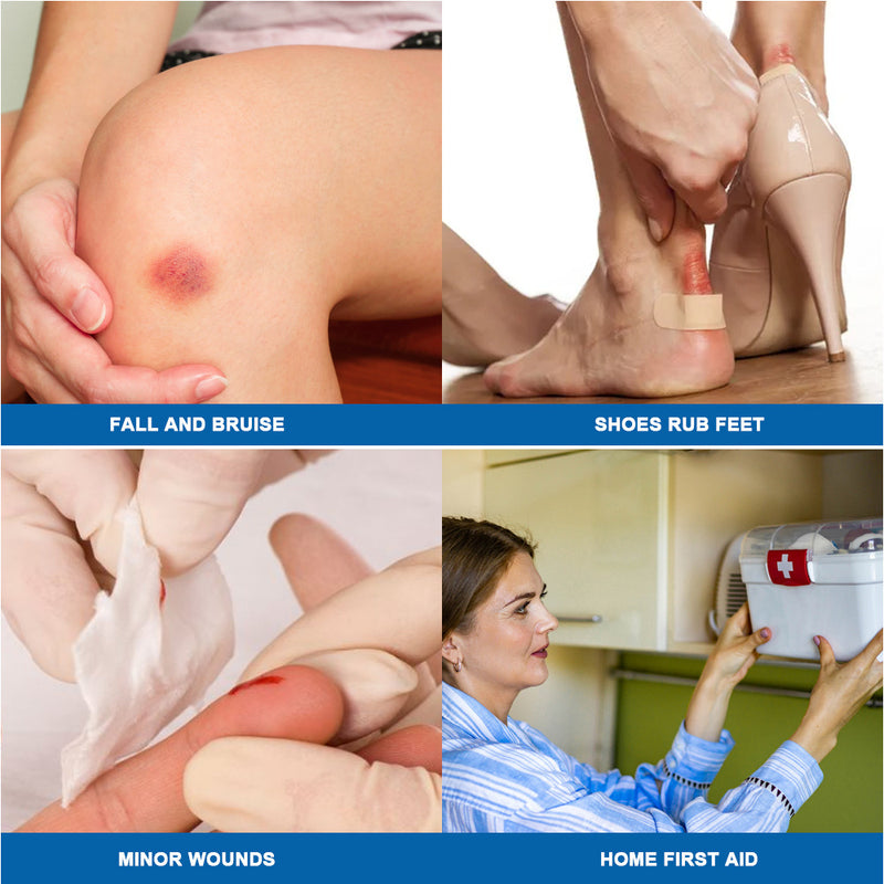 Wounds Bandage (50 strips) | Flexible, Breathable and Durable Antiseptic Plastic Strips