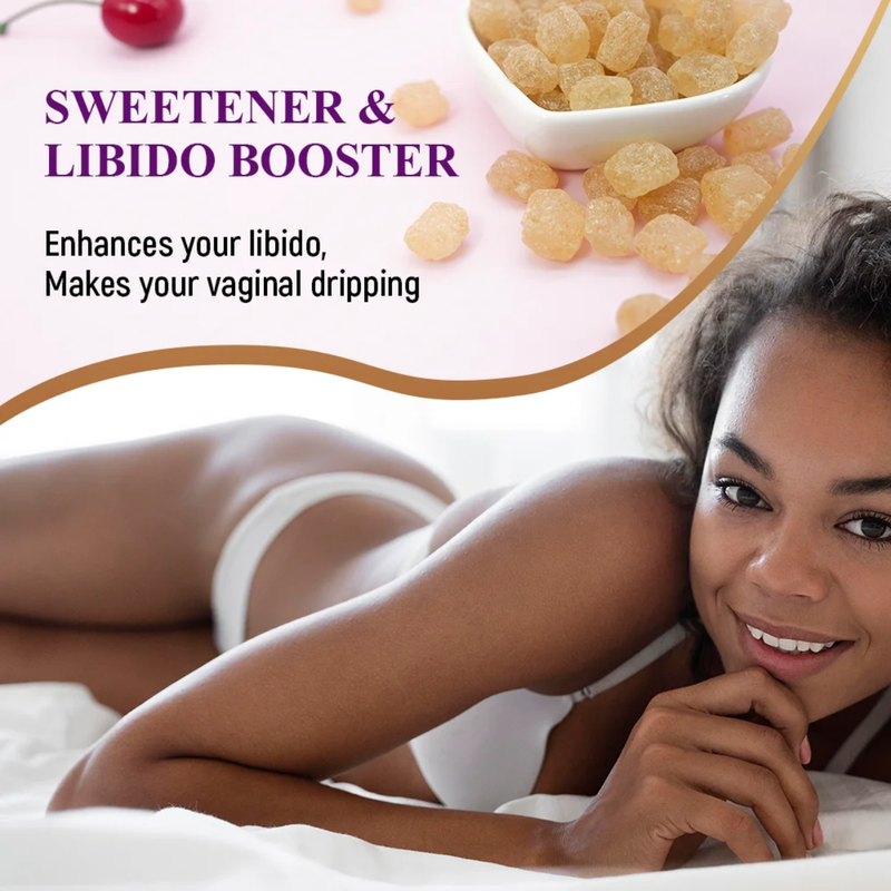 Yoni Candy (100grams, Yellow) | Sugar Lumps for Boosting Libido, Vaginal Wetness, and Sexual Pleasure