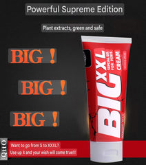 QTTO Big XXL Special Gel for Penis Enlargement (65ml) | Topical Cream for Bigger, Thicker and Stronger Penis
