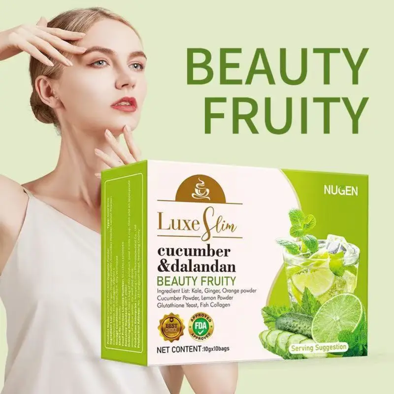 NUGEN Cucumber and Dalandan Beauty Juice with Kale, Ginger and Lemon