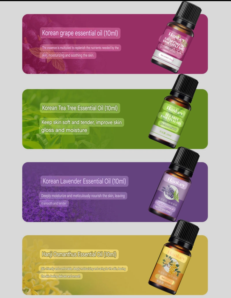 HANKEY Plant Essential Oils | Korean Massage and Relaxation Oils