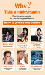 Multivitamin Tablets with Vitamin C, Niacinamide, and Vitamin E (Orange flavour)