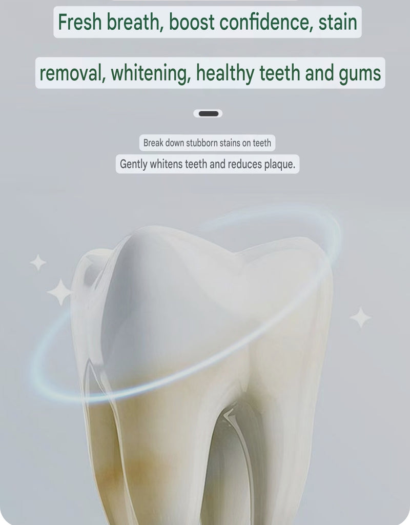 Bamboo Charcoal Whitening Toothpaste (100grams) | Herbal Toothpaste for Stubborn Stains, Fresh Breath, Plaque, Healthy Gums, and Teeth Whitening