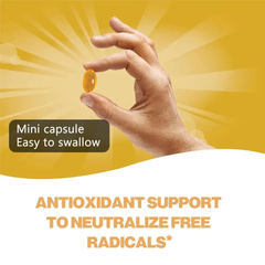 Vitamin E Capsule (100 softgels, 180mg) | Dietary Supplement for Skin, Immunity, Eye, Heart, and Antioxidant Protection