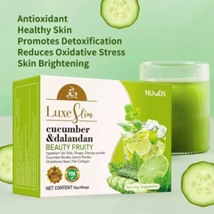 NUGEN Cucumber and Dalandan Beauty Juice with Kale, Ginger and Lemon