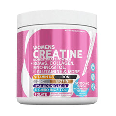 Women's Creatine Monohydrate Powder with BCAA, Collagen, Myo-Inositol, and Digestion Blend
