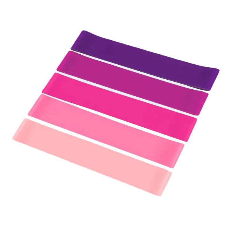 5-in-1 Resistance Loop Band with Free Pouch (X-Light, Light, Medium, Heavy, and X-Heavy)