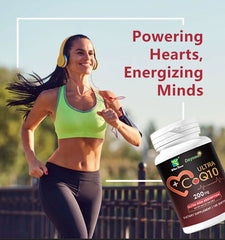 Ultra CoQ10 Softgels with Vitamin E (100 softgels, 200mg CoQ10)