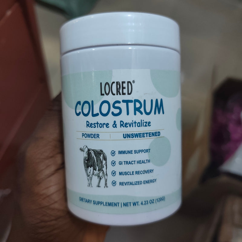 Colostrum Powder (120grams, 2000mg bovine colostrum, Unsweetened) | Dietary Supplement for Immunity, Tract Health, Muscle Recovery, and Energy