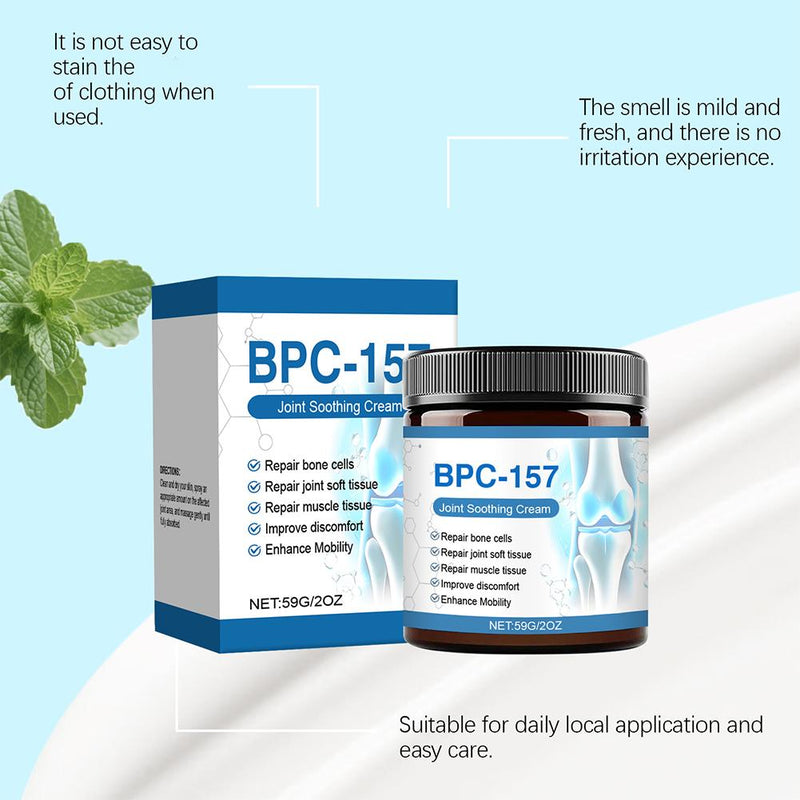 BPC-157 Joint Healing Cream (59 grams) | Topical Ointment for Joint Care, Osteoarthritis, Swollen Muscles, Joint Inflammation, and Joint Pain Relief