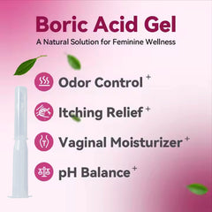 Boric Acid Gel | Antibacterial Gel for Odor, Discharge, Itching, pH Balance, Elasticity, and Vaginal Infections
