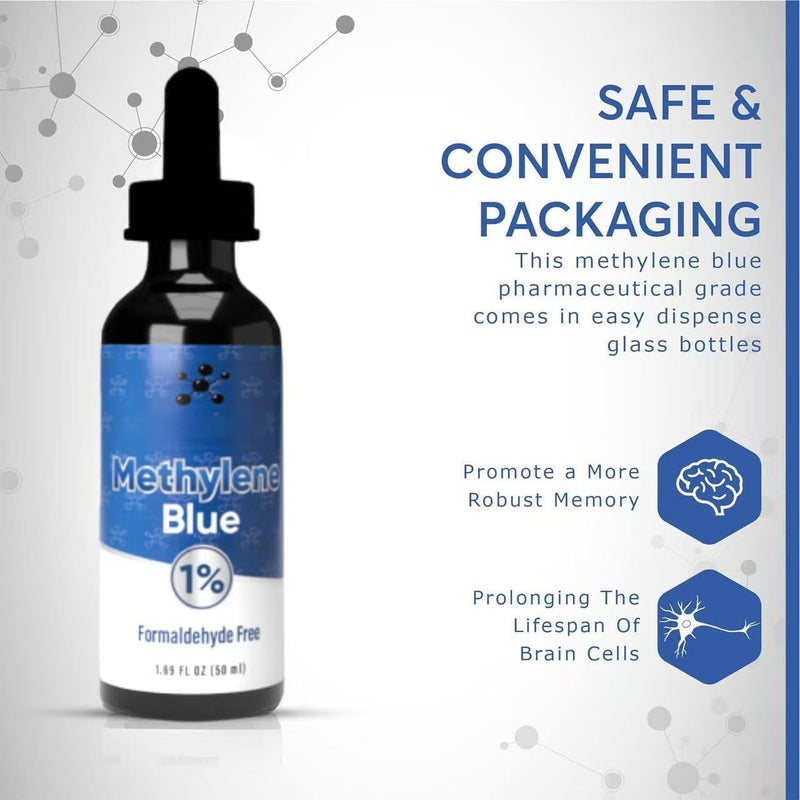 Methylene Blue Liquid Drops (1%, 50ml, Formaldehyde Free)