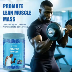 BIYODE Creatine Monohydrate Powder (450g size, 5g Creatine, 90 servings, Berry flavor) | Dietary Supplement for Muscle Growth, Athletic Performance, Muscle Recovery, and Cognitive Function