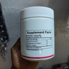 Creatine Monohydrate Powder for Women with Collagen and BCAA (240g size, 5g Creatine, 30 servings) | Dietary Supplement for Energy, Beauty, Cognition, and Sexual Enhancement
