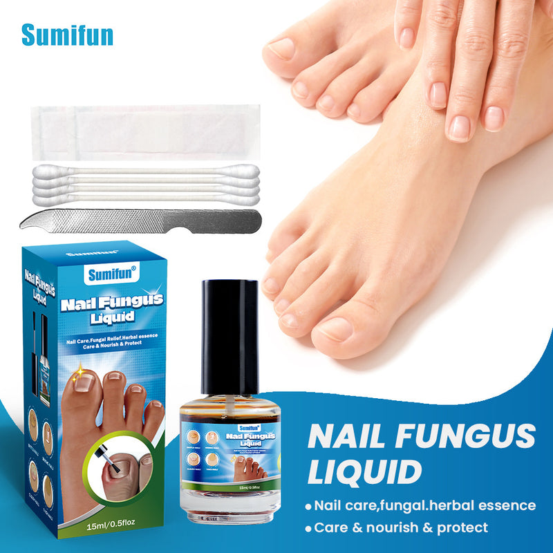 Nail Fungus Liquid (15ml) | Topical Ointment for Ingrown Nails, Brittle Nails, Thick Nails, Sinking Nails, and Discolored Nails