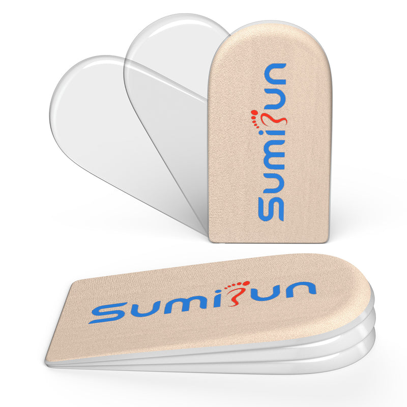4-Layer Orthopedic Heel Lift Inserts | Adjustable Height-Enhancing Pads