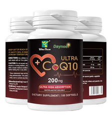 Ultra CoQ10 Softgels with Vitamin E (100 softgels, 200mg CoQ10)