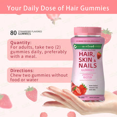 BIYODE Hair, Skin & Nails Gummies (80 gummies)
