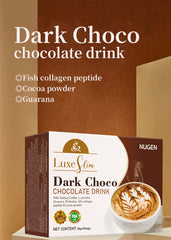 NUGEN Dark Choco Chocolate Drink with Cocoa, Arabica Coffee and L-Carnitine