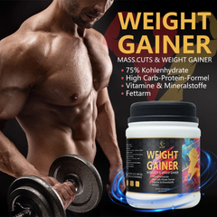 DUOZI Weight Gainer Powder with Whey Protein, Soybean, and Creatine (518g size, 21g protein, 5g glutamine)