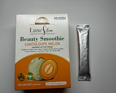 NUGEN Cantaloupe Melon Beauty Smoothie with Hami Melon, Pumpkin, and Grape