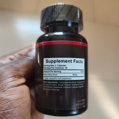Black Maca Capsule | Dietary Supplement for Vitality, Masculinity, Energy and Sexual Performance