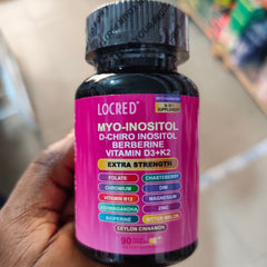16-in-1 Myo-Inositol Blend Capsule (90 capsules) — Myo-Inositol, Berberine, D-Chiro Inositol, Folate, DIM, Zinc, Magnesium Blend, Ceylon Cinnamon, Ashwagandha, Chasteberry, Chromium, Bitter Melon, Vitamins B12, K2 & D3, and Bioperine