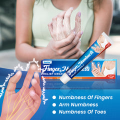 Finger Numbness Relief Cream | Topical Cream for Hand Cramps, Finger Numbness, and Fingers Tremble