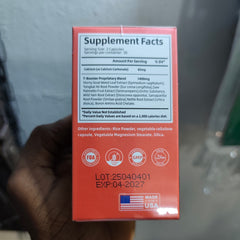Testosterone Boost Capsules for Men (1400mg) | Dietary Supplement for Testosterone, Energy, Muscle Building, and Sexual Performance