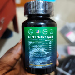 16-in-1 Sea Moss Blend Capsule (19445mg) — Sea Moss, Black Seed Oil, Ashwagandha, Ginseng, Burdock Root, Turmeric, Vitamin D3, Manuka Honey, Dandelion, Elderberry, ACV, Bladderwrack, Vitamin C, Chlorophyll, Yellow Dock and Black Pepper