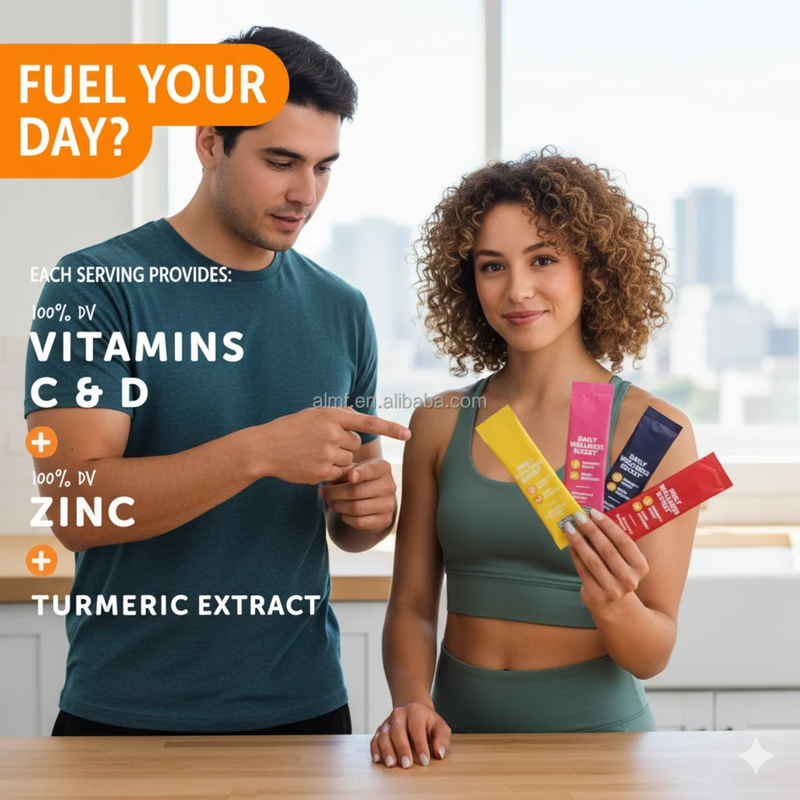 Hydration + Turmeric Electrolyte Drink Mix with Vitamins C & D and Zinc