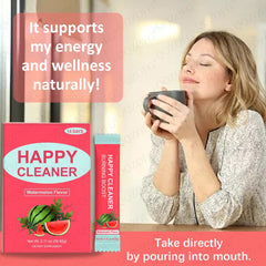 Happy Cleaner Electrolyte Drink (Watermelon flavor) | Electrolyte Drink for Hydration, Energy, and Mineral Replenishment