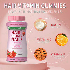 BIYODE Hair, Skin & Nails Gummies (80 gummies)