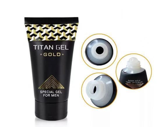 TITAN GEL GOLD Special Gel for Men (50ml) | Intimate Gel Lubricant for Penis Enlargement, Longer Sex, and Sexual Enhancement