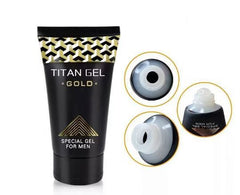 TITAN GEL GOLD Special Gel for Men (50ml) | Intimate Gel Lubricant for Penis Enlargement, Longer Sex, and Sexual Enhancement
