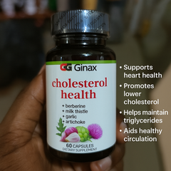 Cholesterol Health Capsules | Dietary Supplement for Cholesterol, Heart, Triglycerides, and Circulation