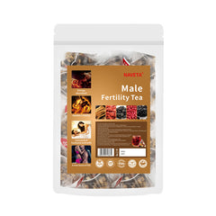 NAVETA Male Fertility Tea with Ginseng and Maca | Herbal Tea for Sperm, Energy, and Reproductive Health