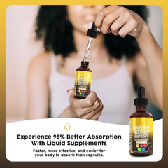 ADAPTODRIVE Maca Root Liquid Drops with Ashwagandha, Fenugreek, Beet Root, and L-Arginine (60ml)