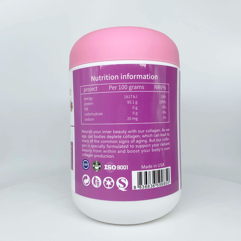 DUOZI Marine Collagen Powder with Biotin, Vitamin C, and Melatonin (508g size)