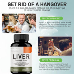 Liver Cleanse and Detox Capsules with Milk Thistle, Dandelion, Andrographis Paniculata, and Berberine (70 capsules, 250mg milk thistle)