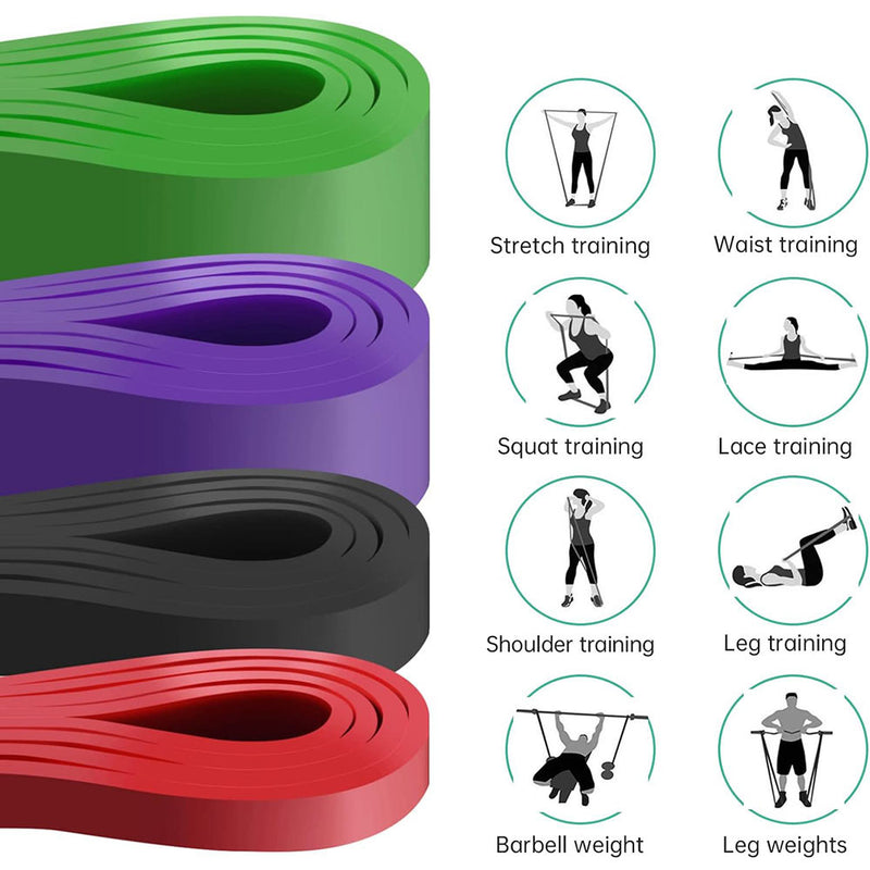 TPE Resistance Band for Fitness, Agility Training, Workout, and Yoga