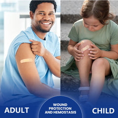 Wounds Bandage (50 strips) | Flexible, Breathable and Durable Antiseptic Plastic Strips