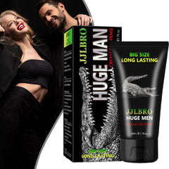 JJLBRO Huge Men Cream for Penis Enlargement (50ml) | Topical Cream for Bigger Penis, Longer Sex, and Sexual Confidence
