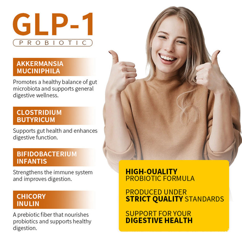 GLP-1 Probiotic Capsule | Dietary Supplement for Gut and Digestive Health