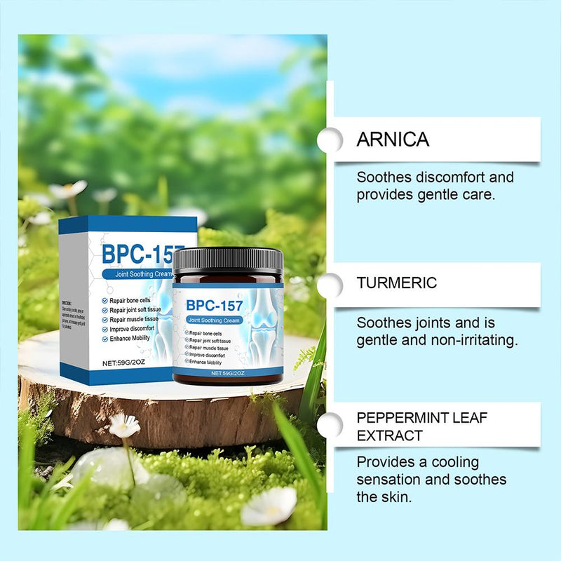 BPC-157 Joint Healing Cream (59 grams) | Topical Ointment for Joint Care, Osteoarthritis, Swollen Muscles, Joint Inflammation, and Joint Pain Relief