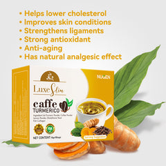 NUGEN Caffe Turmerico Drink with Lemon and Collagen | Turmeric Coffee Drink