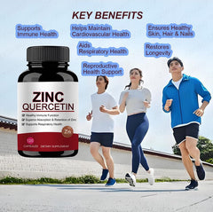 Zinc and Quercetin Capsule (120 capsules, 800mg quercetin, 22mg zinc)