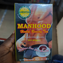 GREATEA Manhood Tea for Sexual Performance | Herbal Tea for Libido, Energy, Vitality, and Sexual Performance
