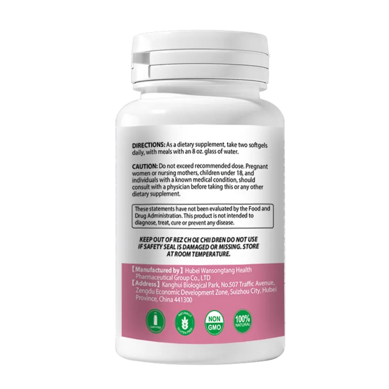 Liposomal Glutathione Capsule with Sunflower Lecithin, Vitamin E, and Riboflavin (100 softgels, 500mg L-Glutathione)