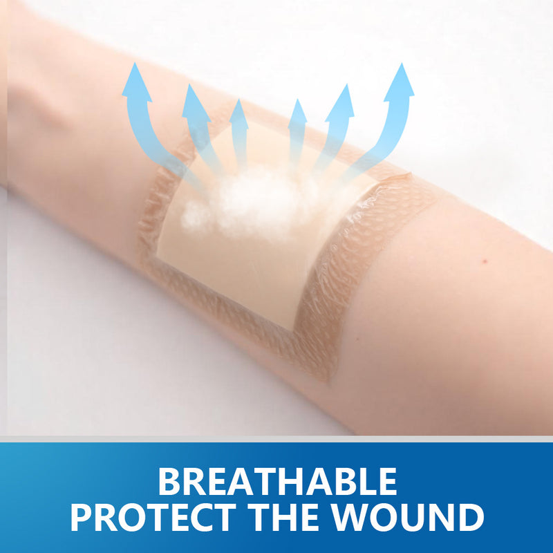 Silicone Gel Dressing (2 pieces/pack) | Waterproof and Breathable Band Aid for Wound Dressing